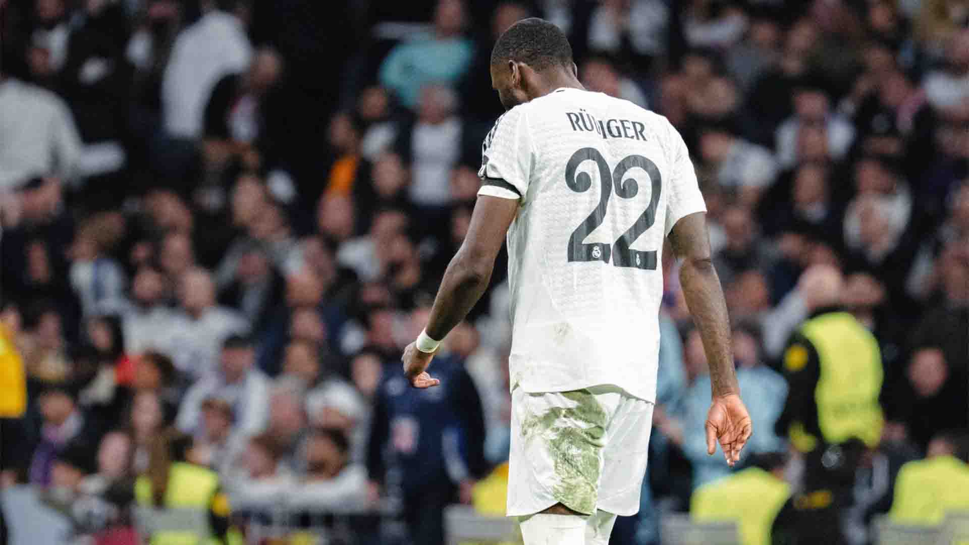 Rudiger Minta Maaf usai Timpuk Wasit di Final Copa del Rey