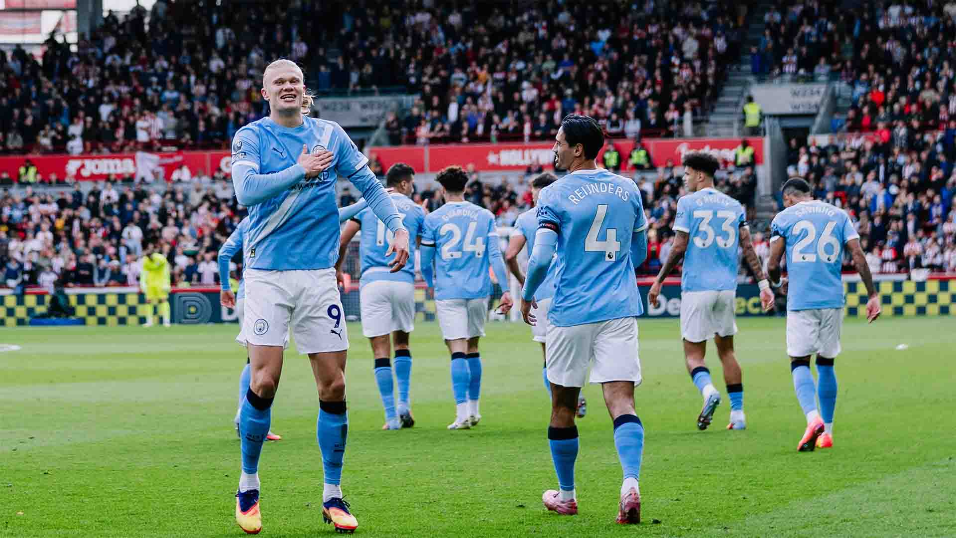 Menang Tipis atas Brentford, Guardiola Bersyukur Punya Haaland dan Donnarumma