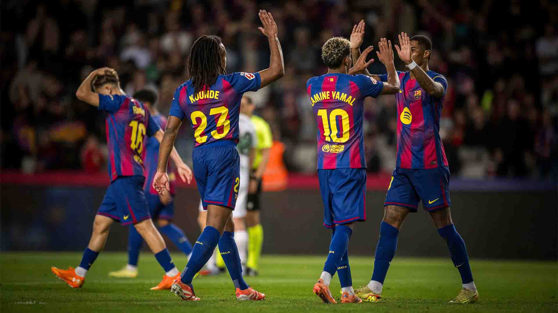 Bungkam Elche 3-1, Barcelona Kembali ke Jalur Kemenangan