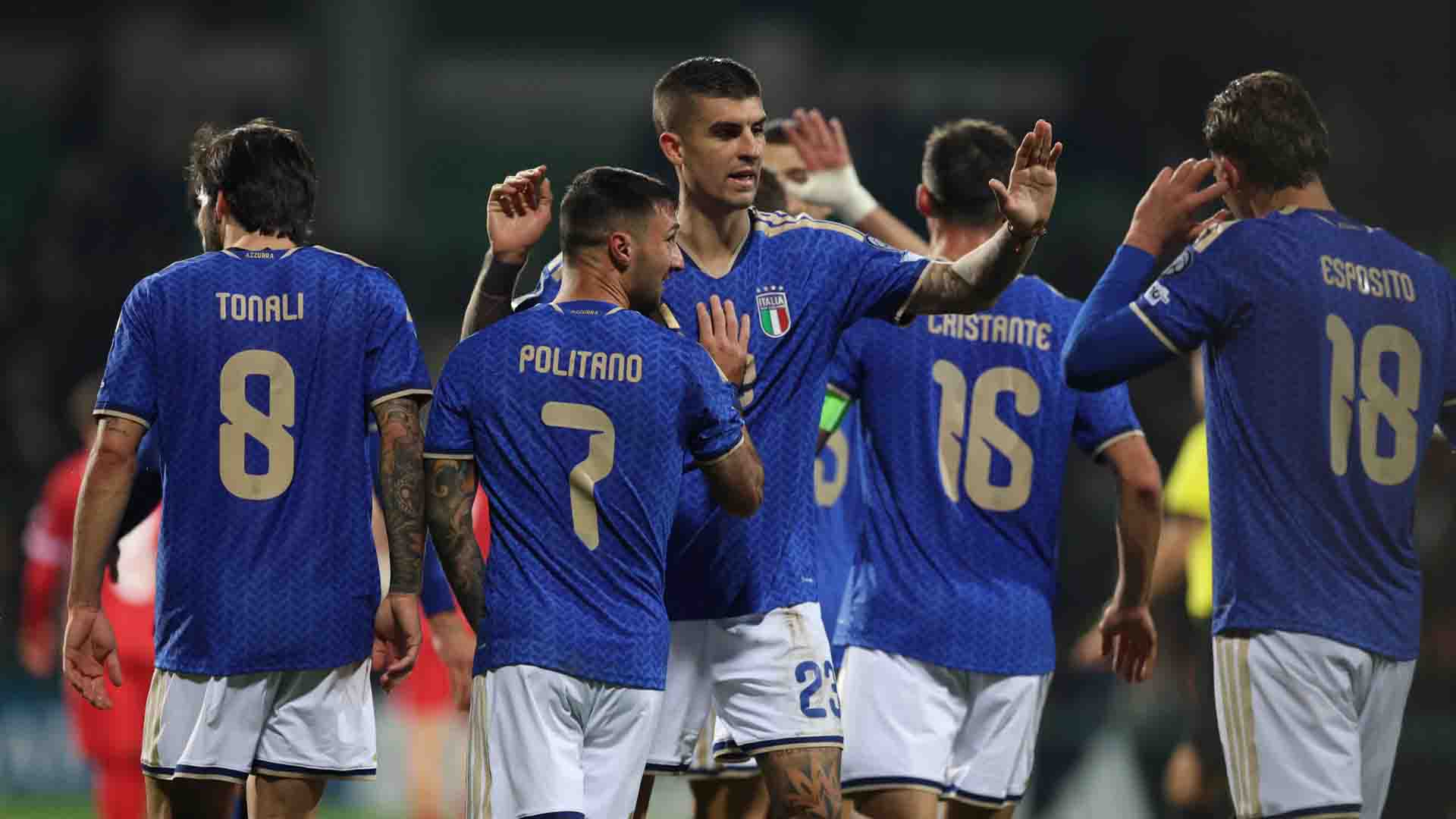 Italia Raih Kemenangan Krusial 2-0 Lawan Moldova