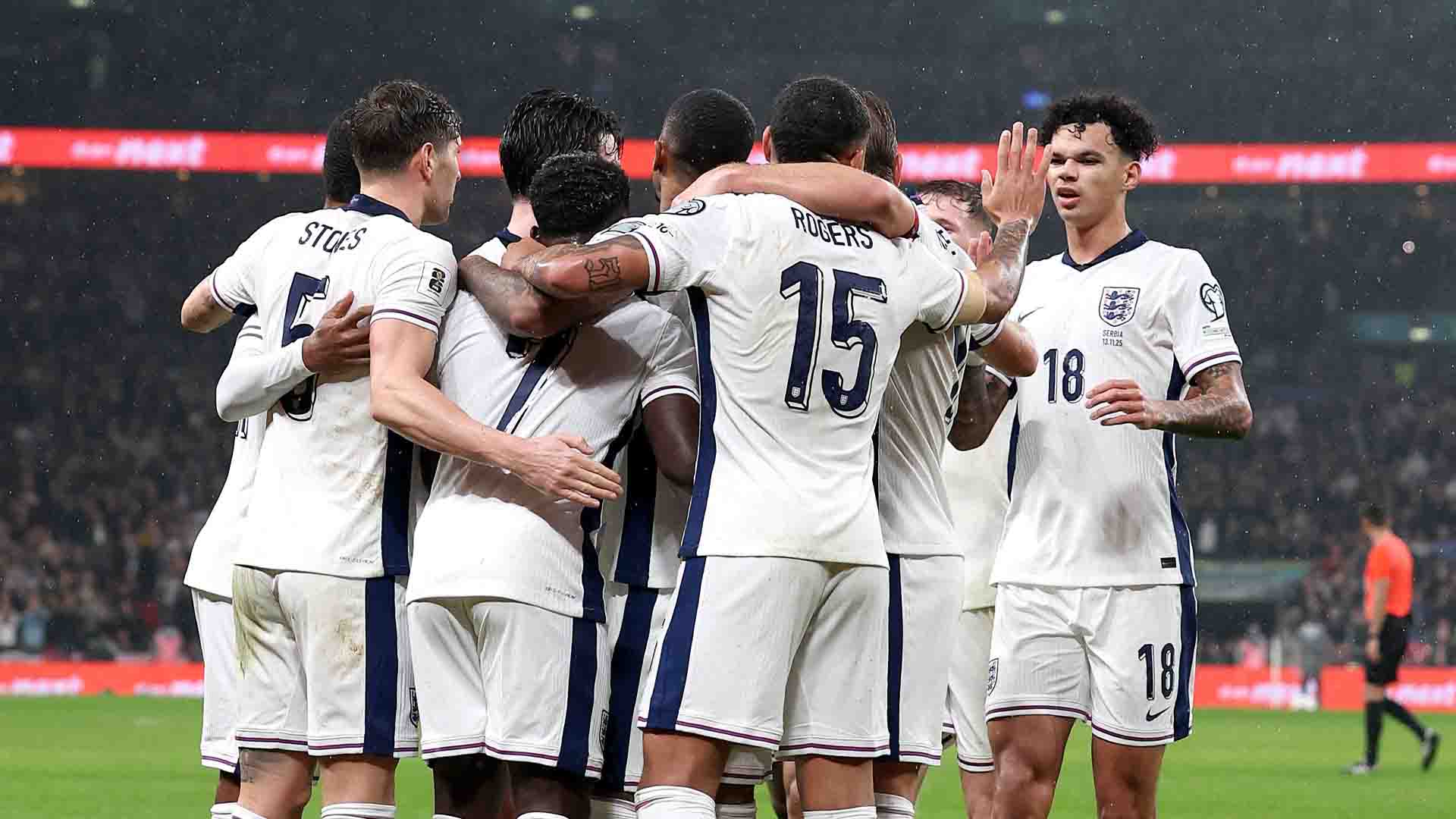 Tundukkan Serbia 2-0, Inggris Pertahankan Rekor Sempurna