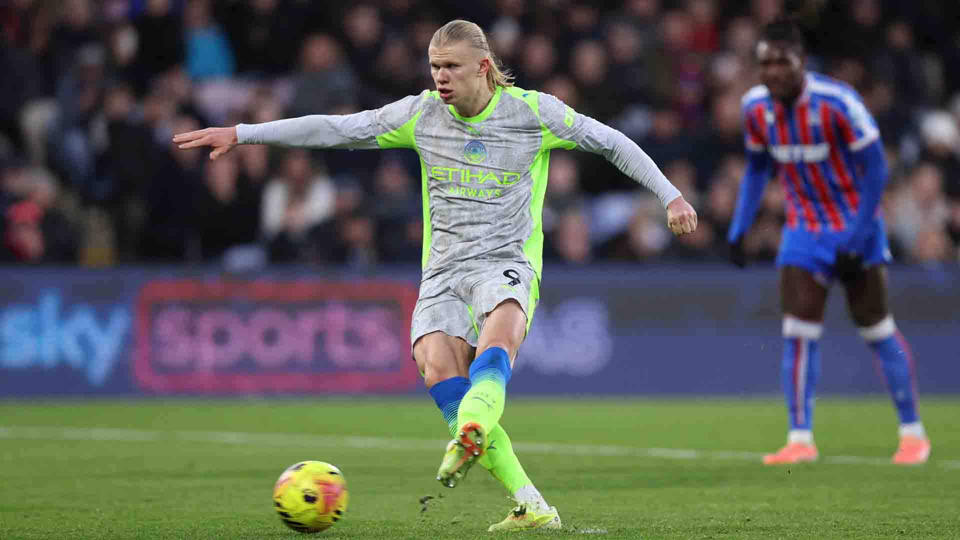 Palace Buang Peluang, Brace Haaland Manchester City Menang 3-0