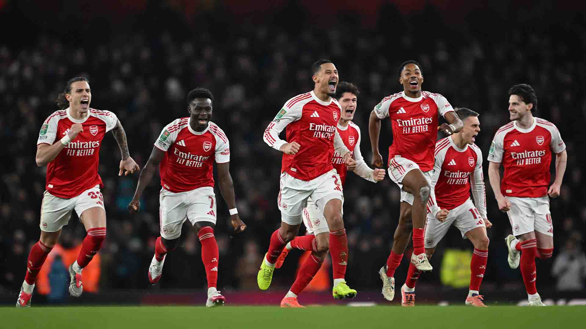 Menang Adu Penalti 8-7 Lawan Palace, Arsenal Melaju ke Semifinal Carabao Cup