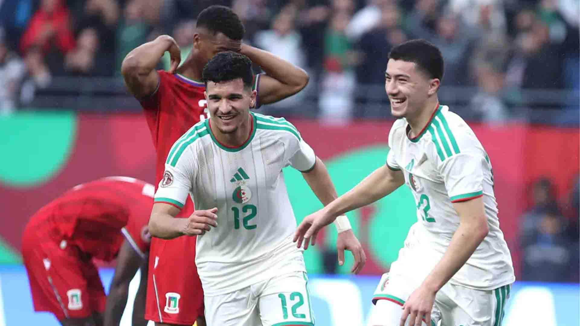 Aljazair Hancurkan Guinea Khatulistiwa 3-1 dan Sapu Bersih Grup E