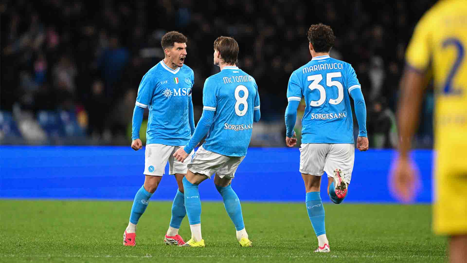 Bangkit dari Ketertinggalan, Napoli Harus Puas Ditahan Imbang 2-2 oleh Verona