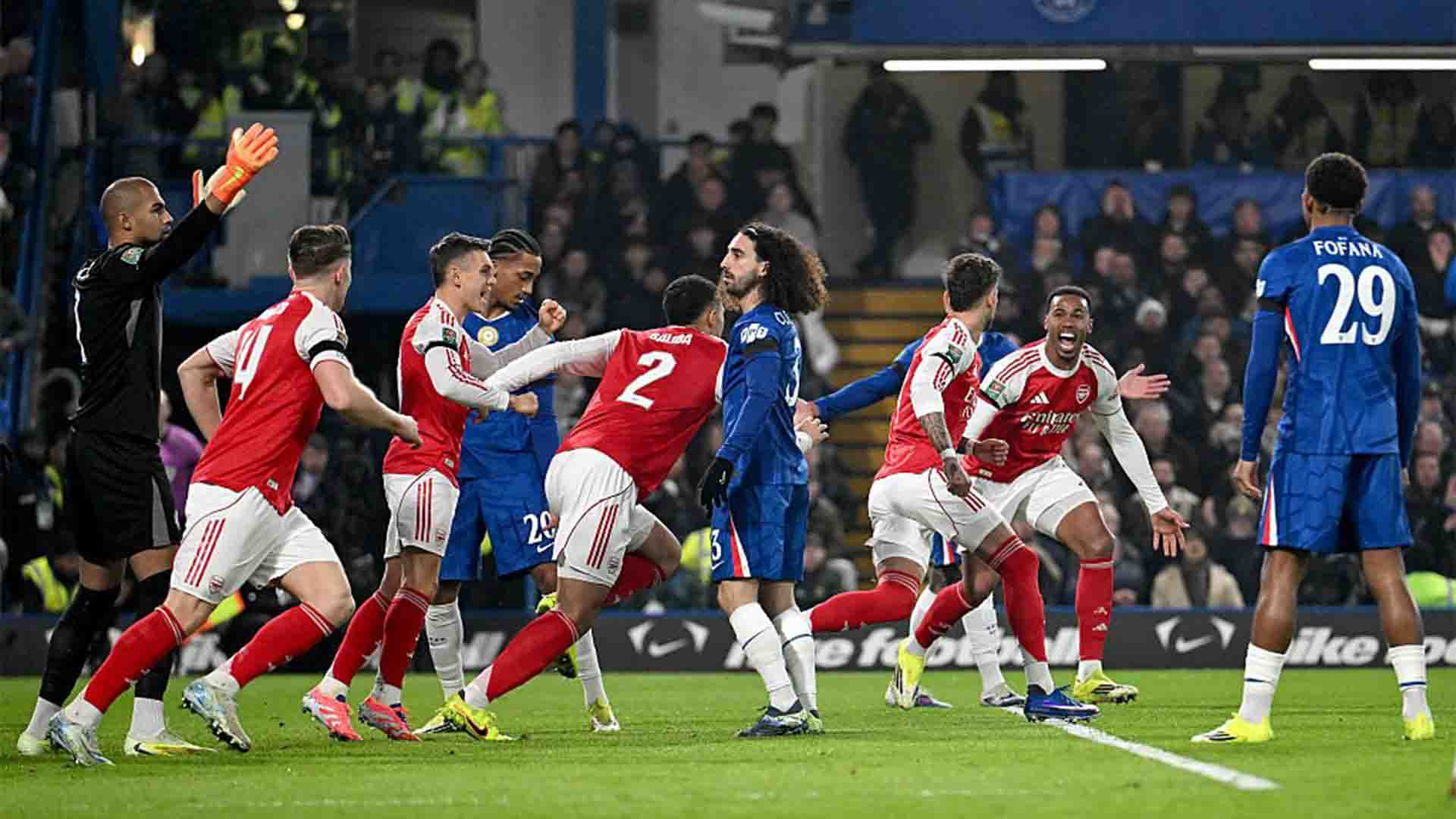 Carabao Cup: Arsenal Bungkam Chelsea 3-2 pada Leg Pertama Semifinal