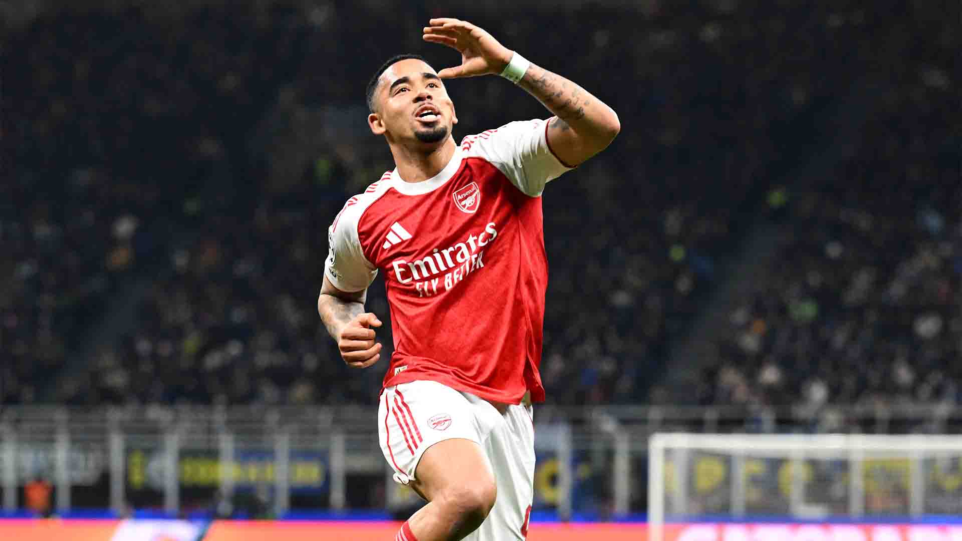 Gabriel Jesus Emosional Usai Cetak Brace ke Gawang Inter