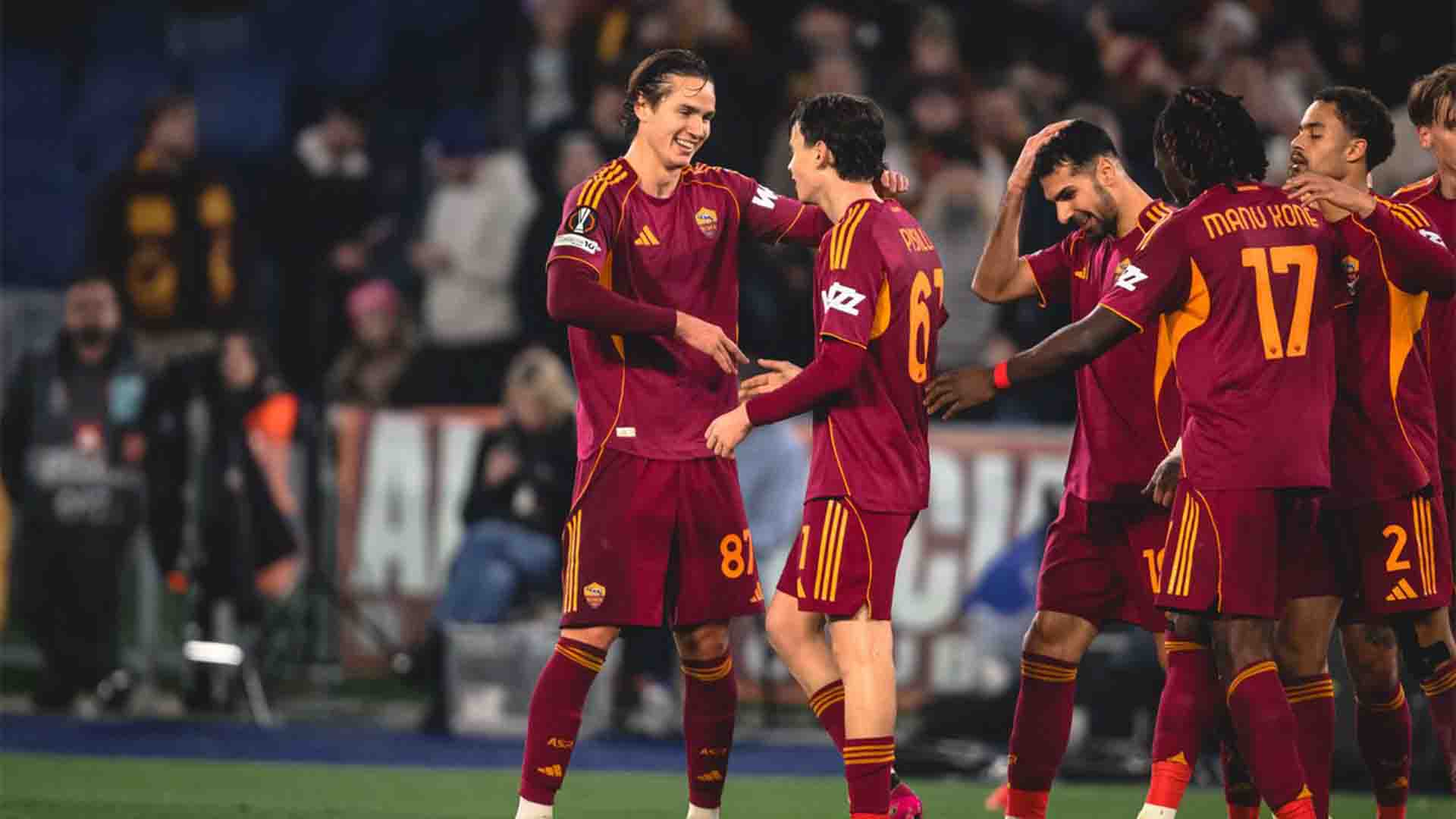 Brace Niccolo Pisilli Bawa Roma Bekuk Stuttgart 2-0