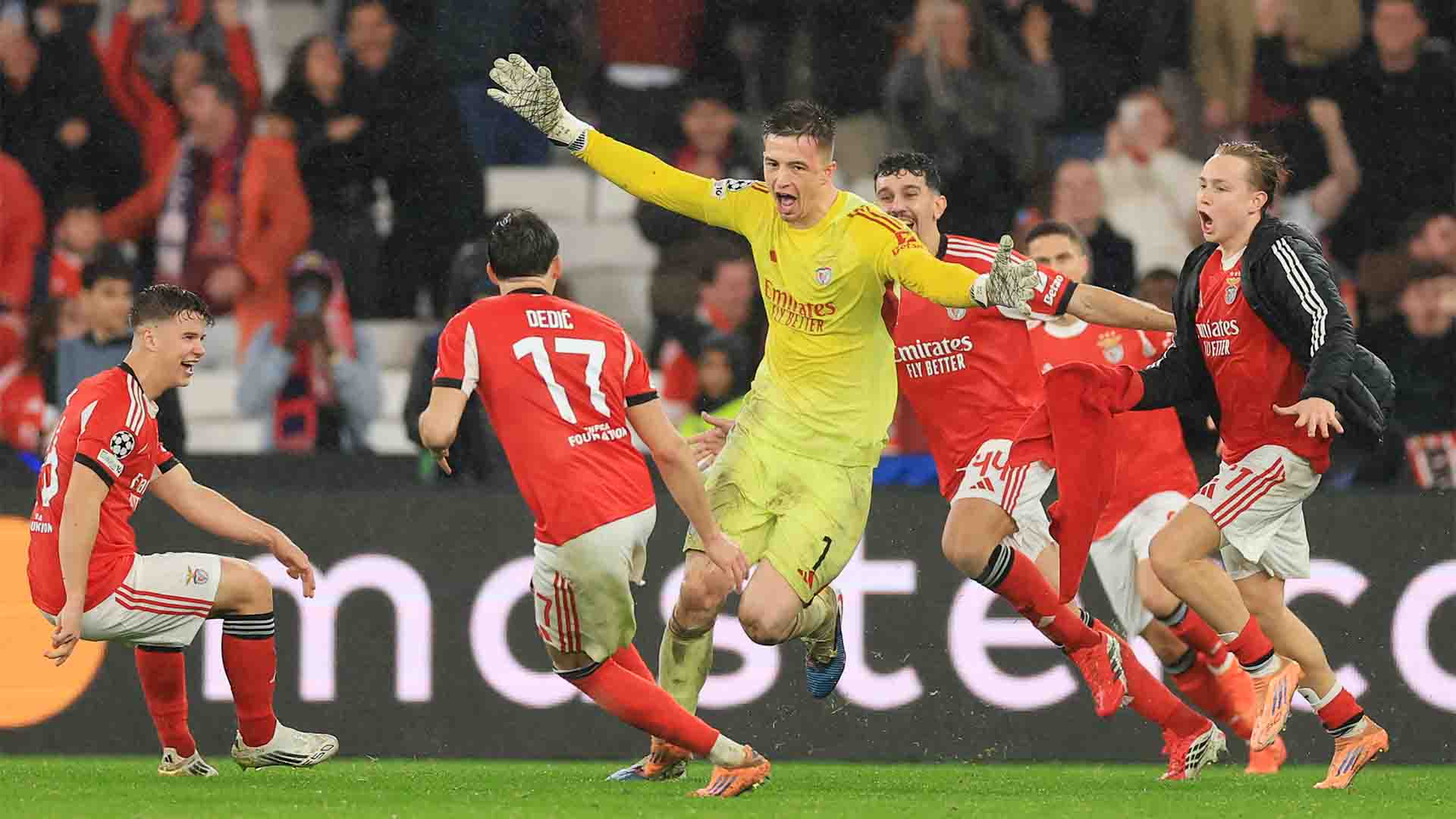 Benfica Menang Dramatis 4-2 Lawan Real Madrid Lewat Gol Kiper di Menit Akhir