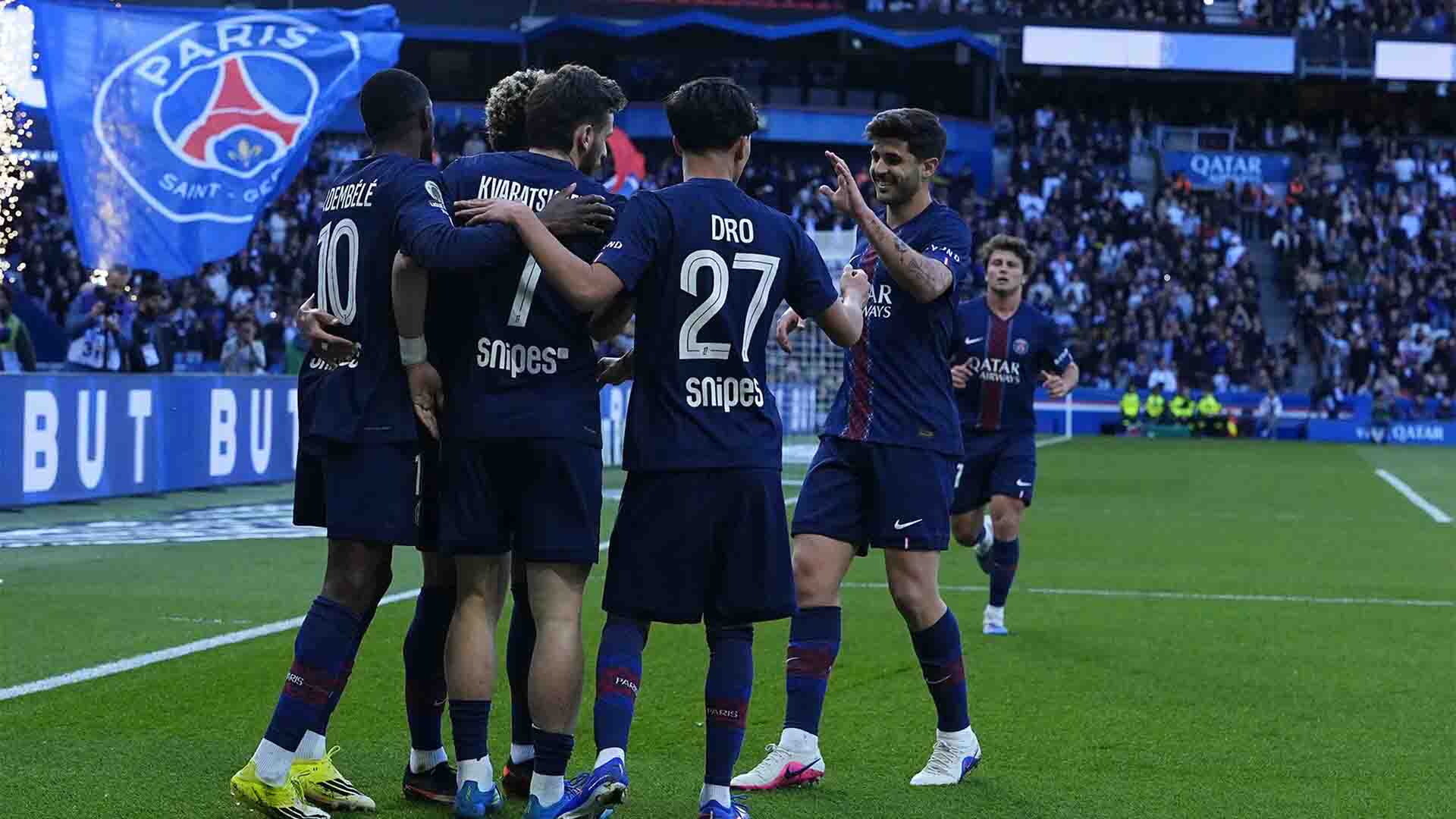 Kvaratskhelia Kunci Kemenangan Lawan Nantes, PSG Menjauh dari Kejaran Lens