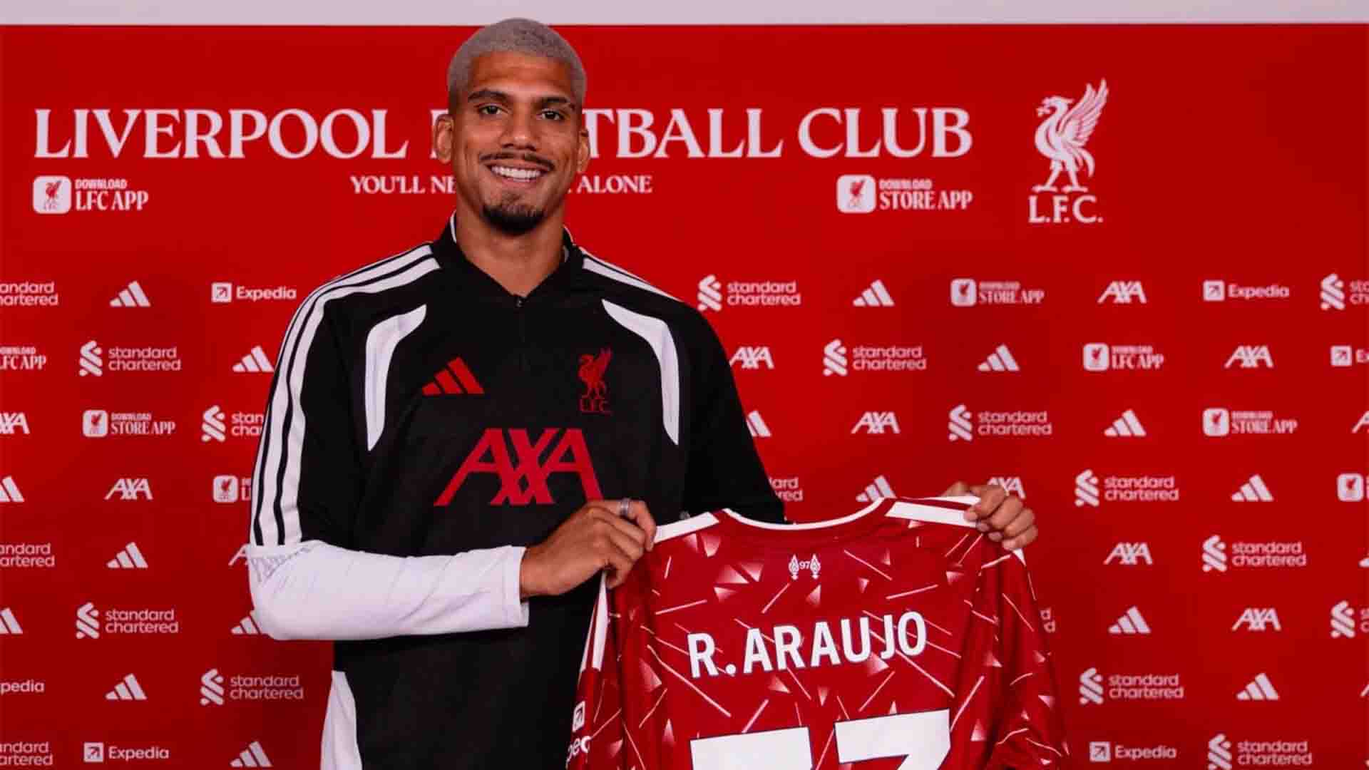 Liverpool Resmi Pinjam Ronald Araújo dari Barcelona