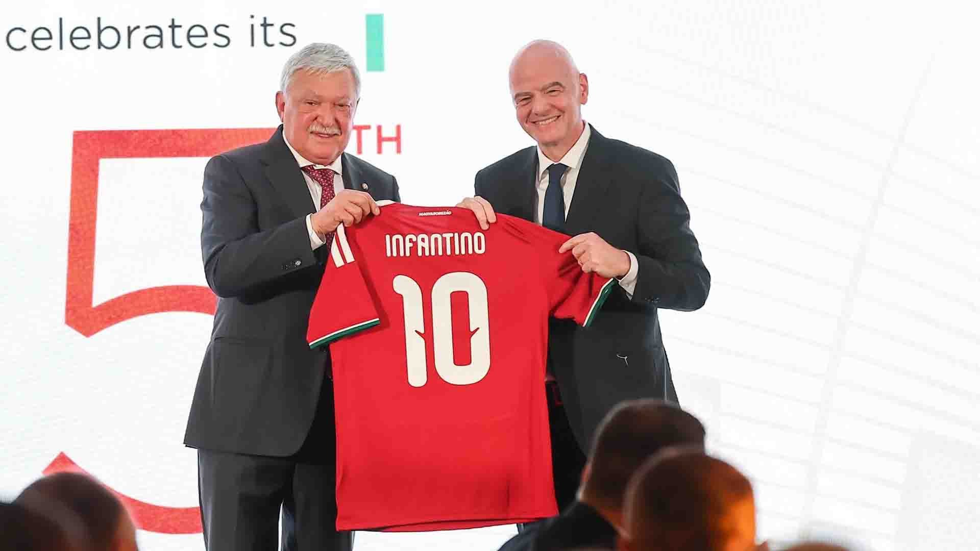 Wakil Presiden FIFA Sándor Csányi Resmi Tarik Dukungan dari Gianni Infantino