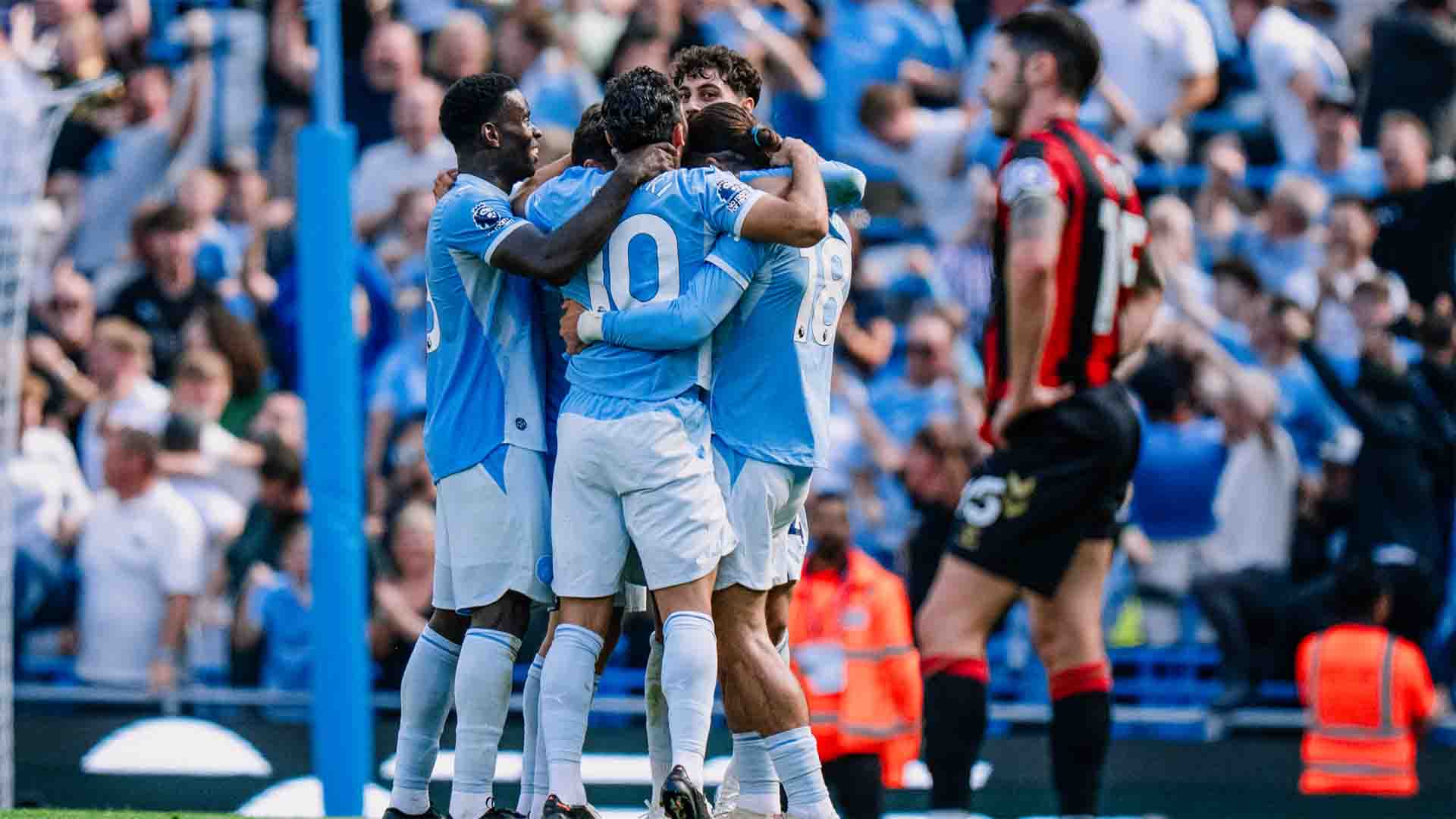 Comeback Spektakuler Manchester City Amankan Kemenangan 2-1 atas Bournemouth
