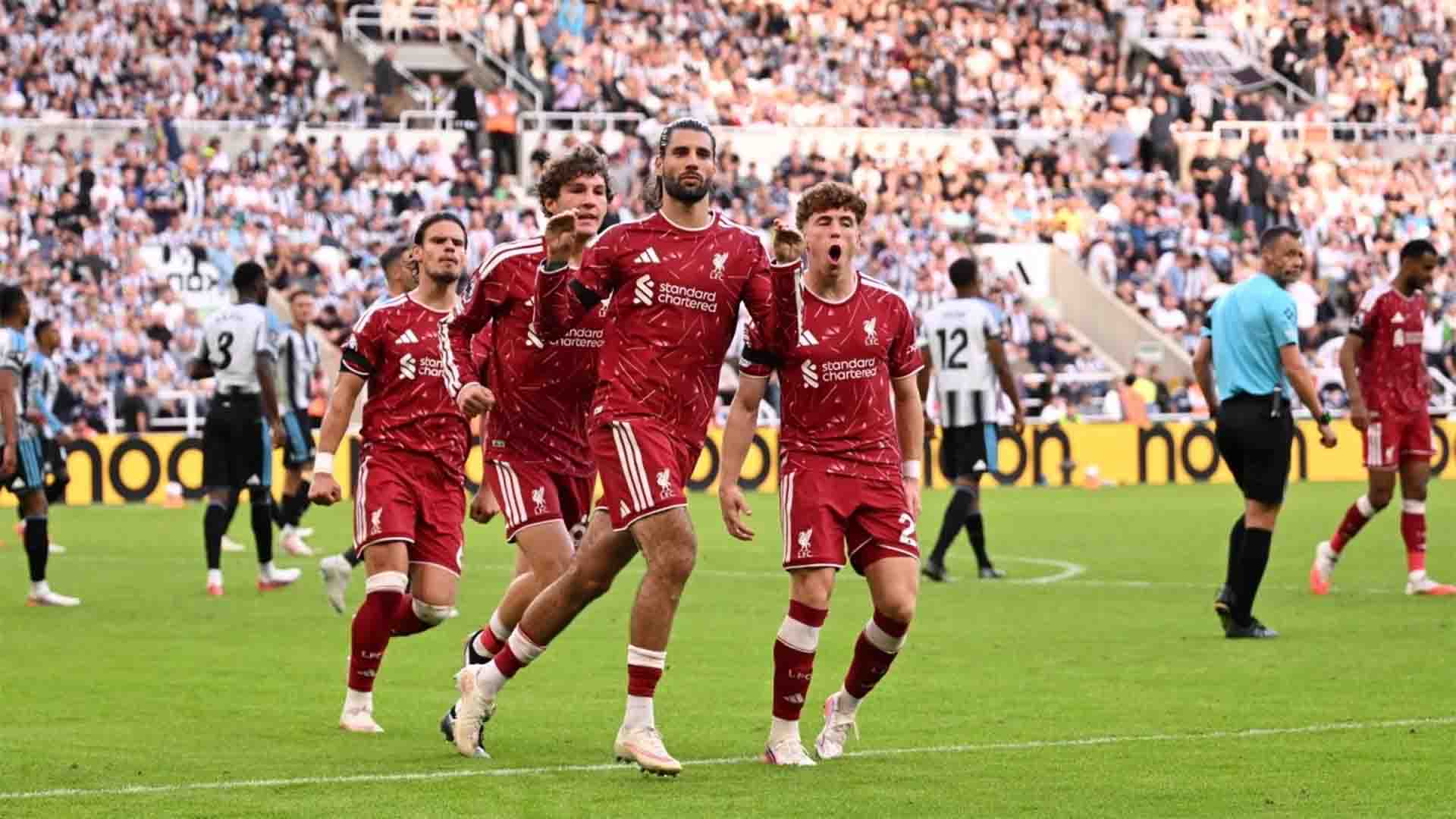 Newcastle 2-2 Liverpool: Penalti Szoboszlai Selamatkan the Reds dari Kekalahan