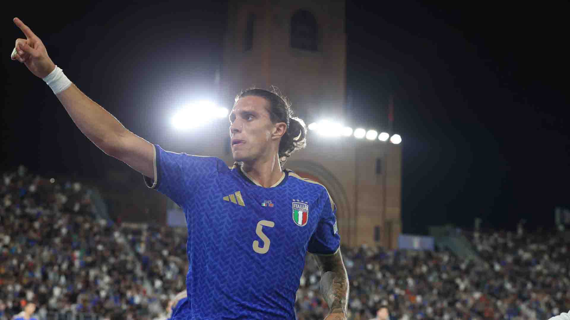 Calafiori sebut Gol Perdananya untuk Italia di Bologna Adalah Takdir