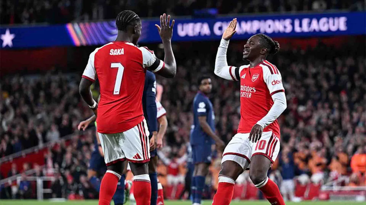 Arsenal 3-0 Lille: Super-Sub Saka Bawa Arsenal Raih Tiga Poin