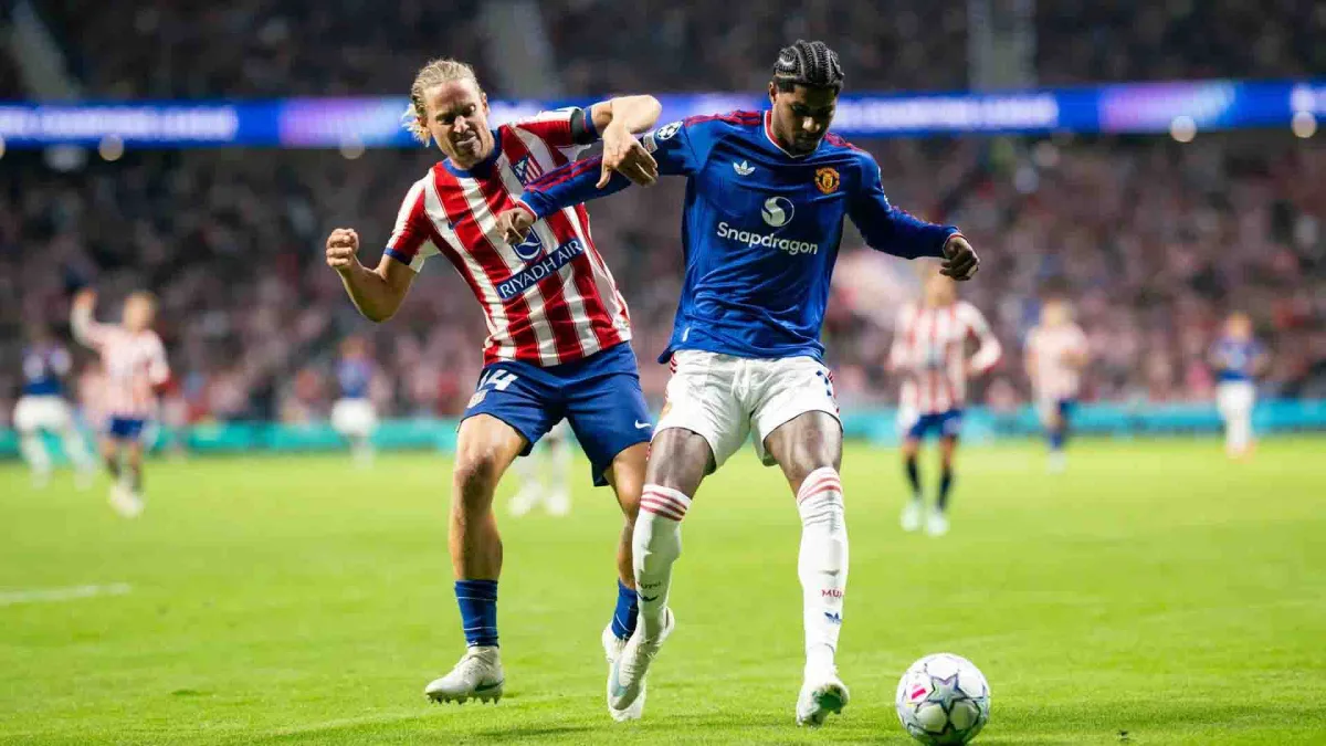 Gol Kilat dan Kartu Merah Warnai Kemenangan 2-0 Atlético Madrid atas Man United