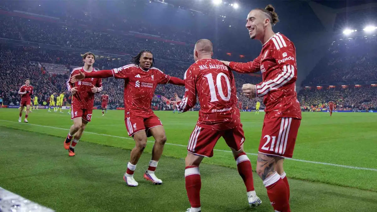 Liverpool Comeback Dramatis, Taklukkan Villarreal 4-3 di Anfield